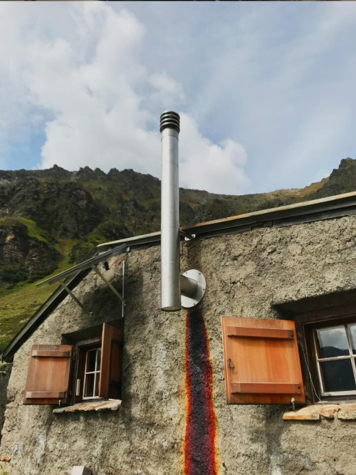 Spezialkamin auf Maiensäss